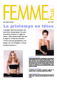 FEMME PLUS, mai 1999