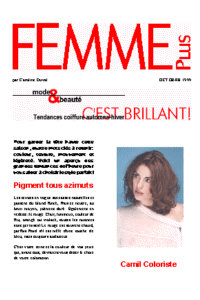 FEMME PLUS, octobre 1999